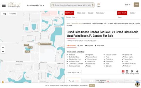 5+ Grand Isles Condo West Palm Beach, FL Condos For Sale