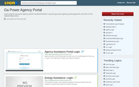 Ga Power Agency Portal - Loginii.com