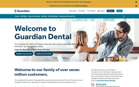 Guardian Dental Members - A Family of Over 7 Million ...