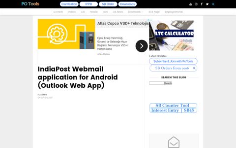 IndiaPost Webmail application for Android (Outlook Web App ...