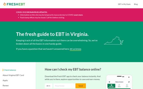 The Fresh Guide to EBT in Virginia | Fresh EBT