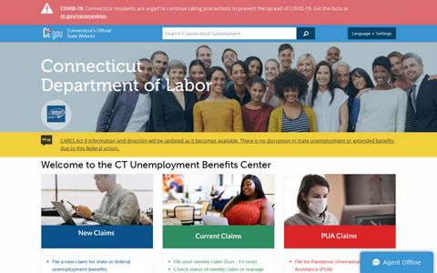 DOL Unemployment Benefits - CT.gov
