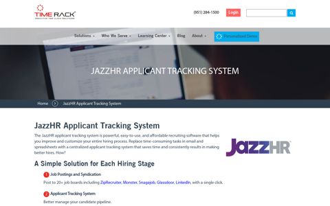 Time & Attendance Software HR: JazzHR Applicant Tracking ...