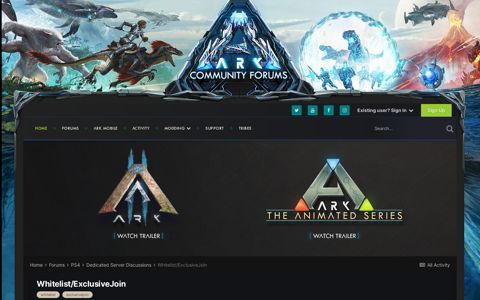 Whitelist/ExclusiveJoin - Dedicated Server Discussions - ARK ...
