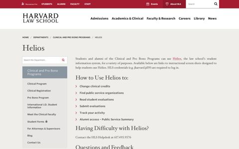Helios | Harvard Law School