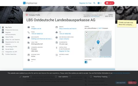 LBS Ostdeutsche Landesbausparkasse AG | Implisense