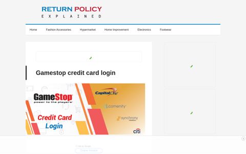 Gamestop credit card login | Login successfully here