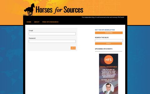 Login - Horses for Sources