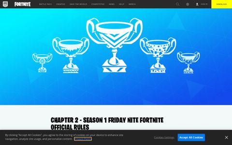 Chapter 2 - Season 1 Friday Nite Fortnite Official Rules