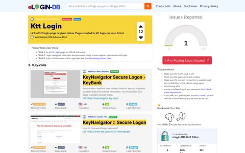 Ktt Login - A database full of login pages from all over the ...
