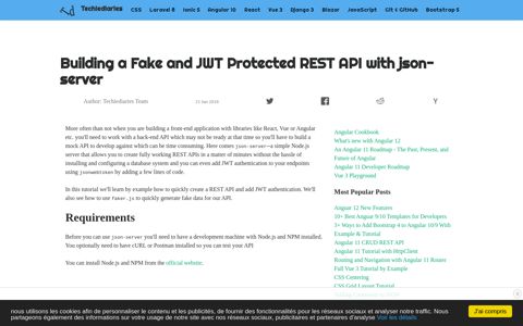 Building a Fake and JWT Protected REST API with json-server ...