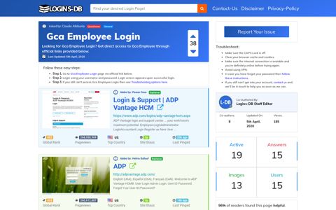 Gca Employee Login - Logins-DB