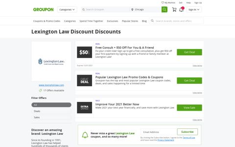 $50 Off Lexington Law Discounts & Coupons - December 2020
