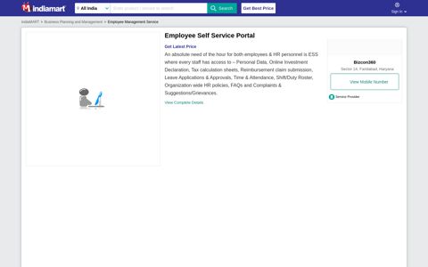 Employee Self Service Portal - IndiaMART
