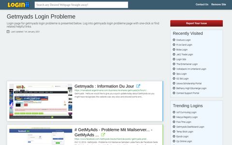 Getmyads Login Probleme - Straight Path to Any Login Page!