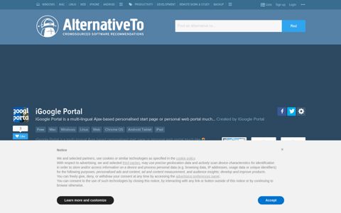 iGoogle Portal Alternatives and Similar Software ...