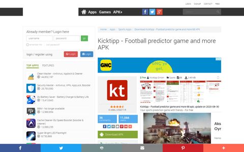 Kicktipp - Football predictor game and more APK version 68 ...