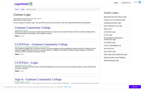 Guttman Login Guttman Community College - https://guttman ...