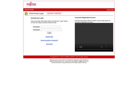 Fujitsu General - Portal Viewer