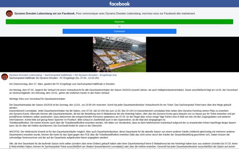 Dynamo Dresden Lebenslang - Facebook