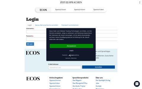 Login | Ecos Online