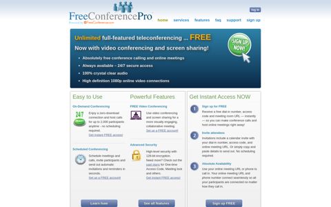 FreeConferencePro | Unlimited Free Conference Calling and ...