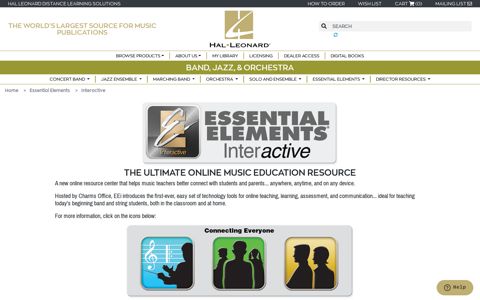 Essential Elements Interactive | Hal Leonard Online