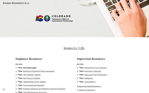 Kronos Resources 8.1.7 - Google Sites