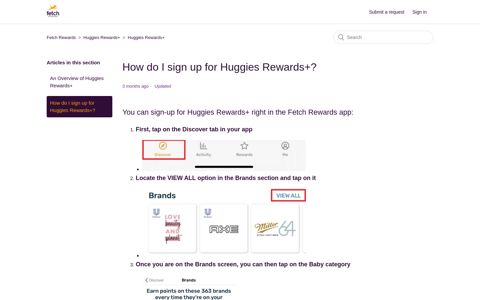 How do I sign up for Huggies Rewards+? – Fetch Rewards