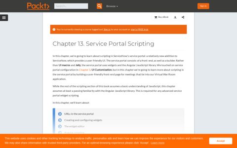 Service Portal Scripting - Learning ServiceNow - Second Edition