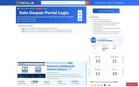 Sala Darpan Portal Login - Portal-DB.live