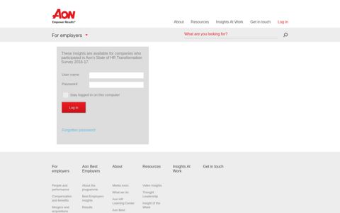 Welcome to Aon | Talent, Rewards, Performance | Aon Hewitt ...
