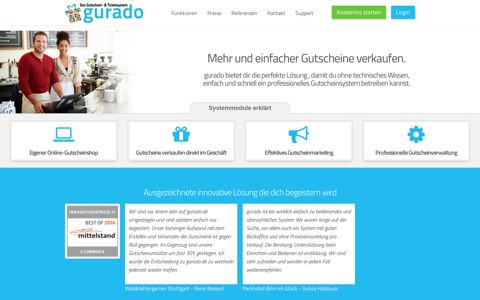 Online-Gutscheinsystem | Gutscheine ... - Gurado