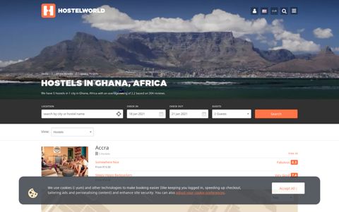 Hostels in Ghana | Book Ghana Hostels online with ...