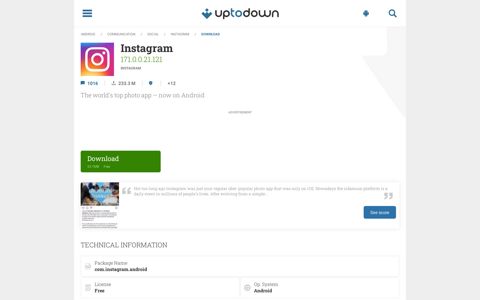 Download Instagram for Android free | Uptodown.com