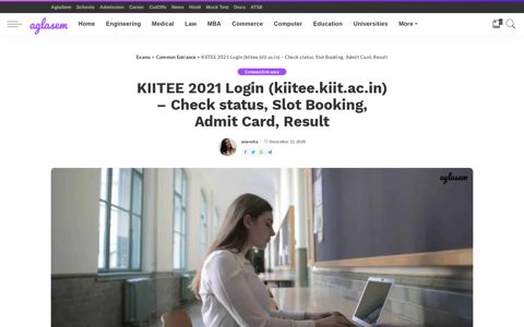 KIITEE 2021 Login (kiitee.kiit.ac.in) - Check status, Slot ...