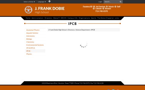 IPCB - J. Frank Dobie High School