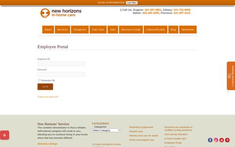 Employee Portal | New Horizons In-Home Care