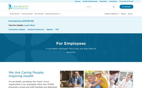 For Employees | Lee Health