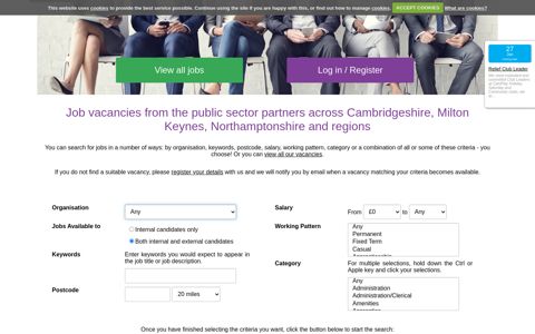 Job vacancies from the public sector partners across ...