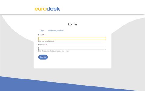 Log in | Eurodesk