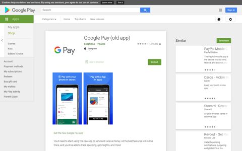 Google Pay (old app) - Apps on Google Play