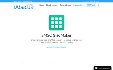 SMSC GridMaker | iAbacus for SMSC