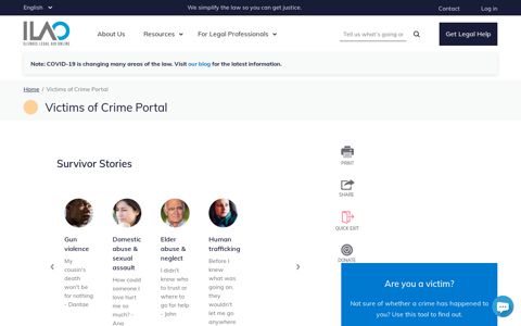 Victims of Crime Portal - Illinois Legal Aid Online