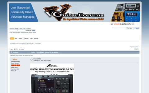 Fractal FM3 - VGuitar Forums