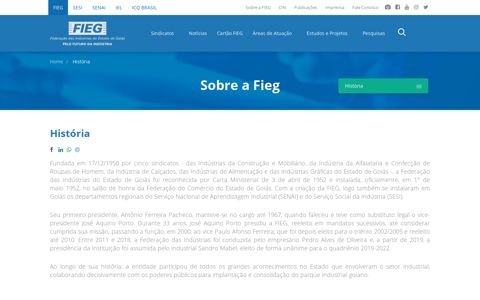 Federação das Indústrias no Estado de Goiás - Fieg