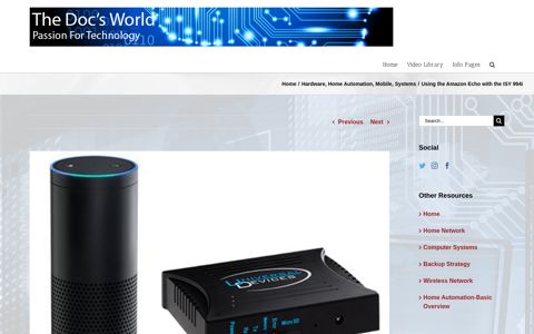 Using the Amazon Echo with the ISY 994i – The Doc's World