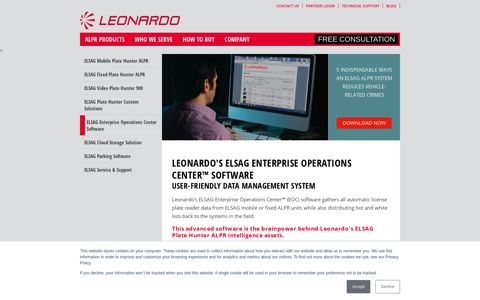 LEONARDO'S ELSAG Enterprise Operations ... - Selex ES