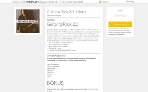 Guitarra Rock 2.0 - Eduzz