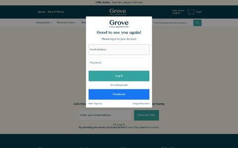 Or Log In - Grove Collaborative